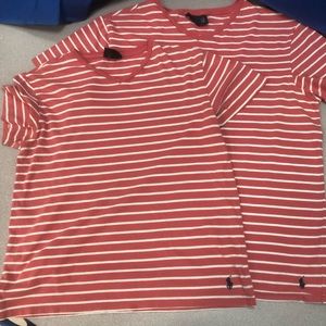 Matching Ralph Lauren V-neck tees